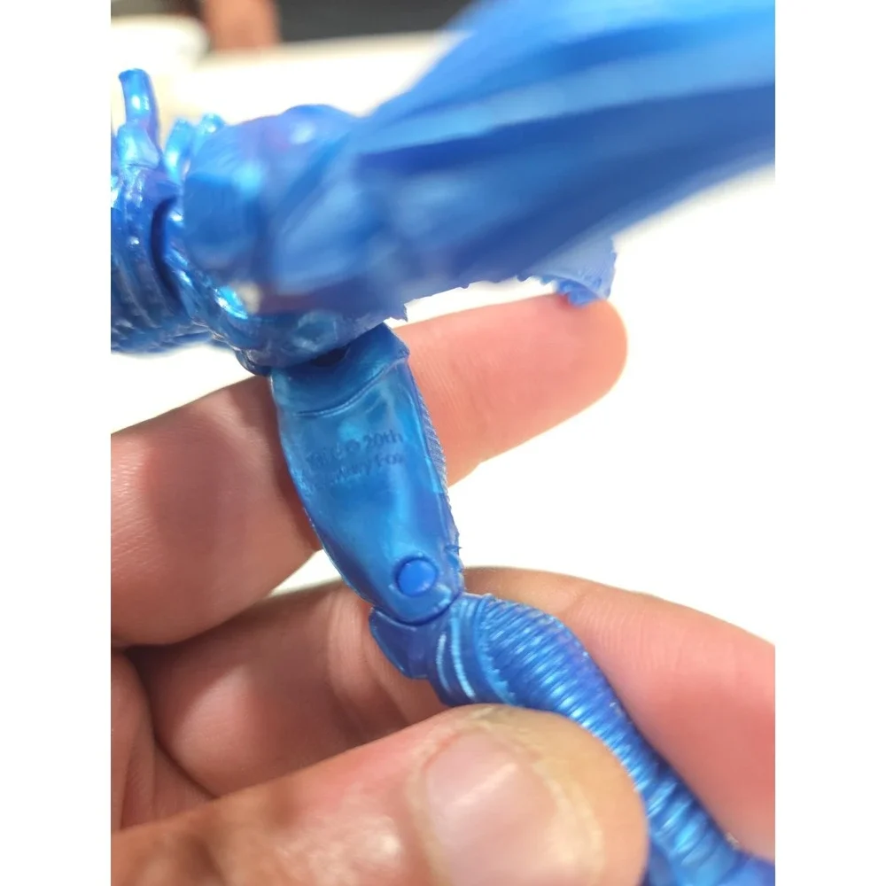 2019 Blue Metallic Xenomorph Alien From Aliens Movie